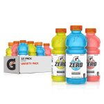 Gatorade Zero Sugar Thirst Quencher, Cool Blue Variety Pack, 20 Fl Oz (Pack of 12)